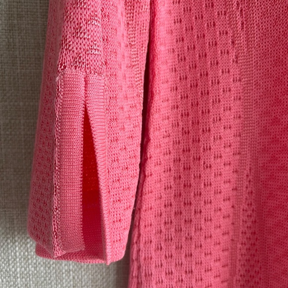 Ming Wang EUC Size Small Knit Salmon Suit Jacket - Picture 4 of 10